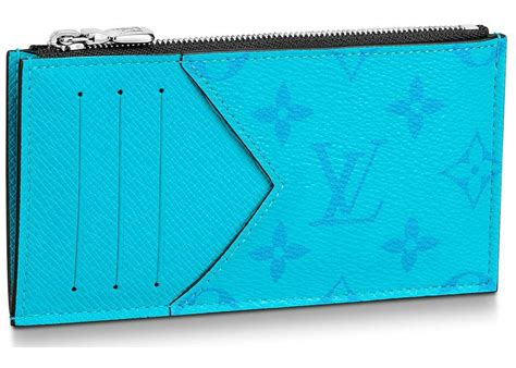 louis vuitton blue card holder|Louis Vuitton name card holder.